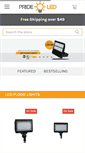 Mobile Screenshot of prideled.com